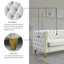 Canapés chic en velours, structure en bois massif, Chesterfield moderne pour le salon