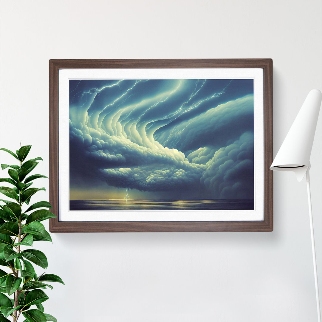 Heavenly Thunderstorm - Single Picture Frame Print