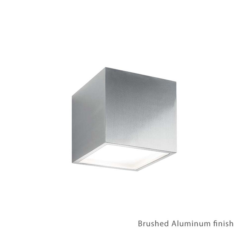Bloc 2 - Light LED Outdoor Flush Mount, 2700K, Bronze