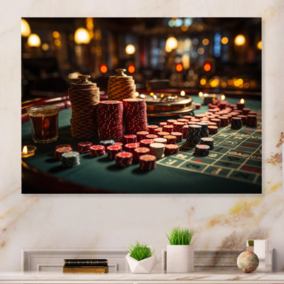«Black Royale», casino et jeux, art mural en métal, salon