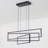 Kanise 3-Light WiFi Smart Modern Chandelier Rectangular Kitchen Island Pendant with Remote-1943935633