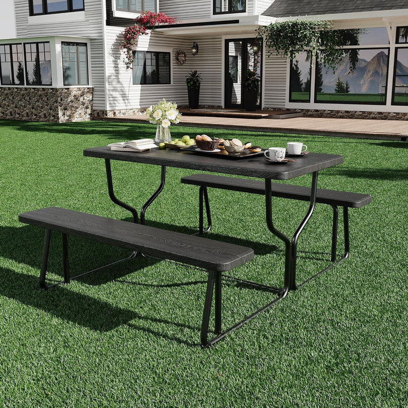 4 - Person Patio Dining Set with Rectangular Table