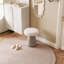 Tabouret de coiffeuse, coussin moelleux, beige