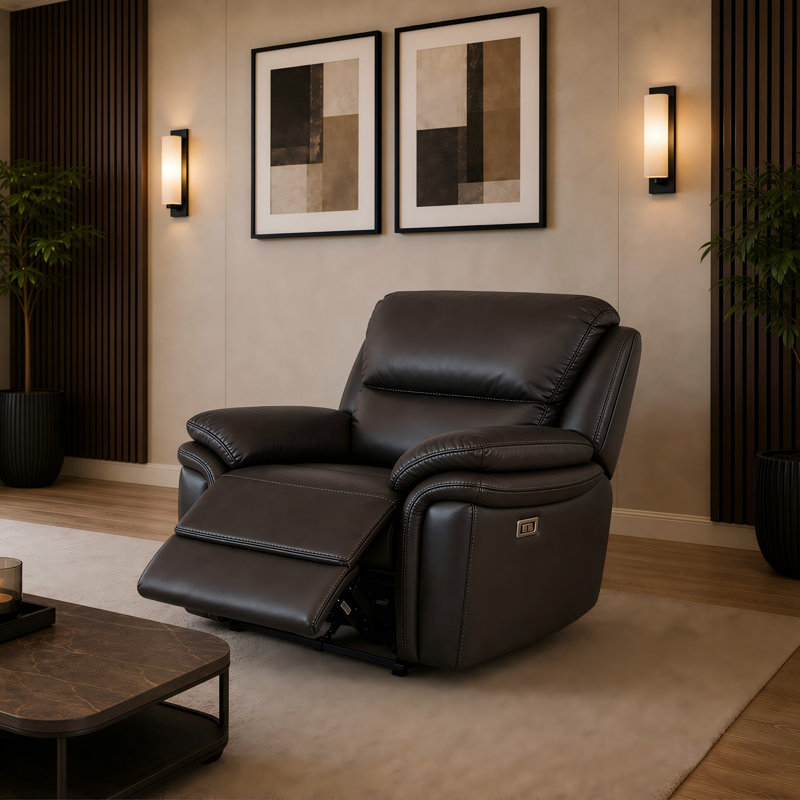 Fauteuil inclinable en similicuir Melt