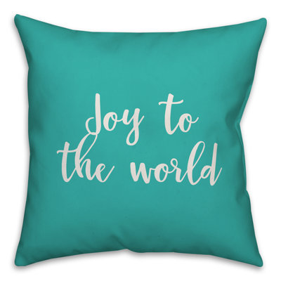  Coussin Joy to the World