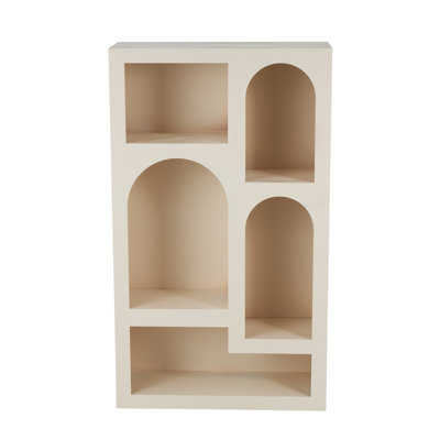 Cole And Grey Metal 5 Shelf Geometric Shelving Unit