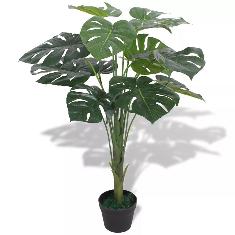 Faux Fern Plant in Pot, Green, 70cm