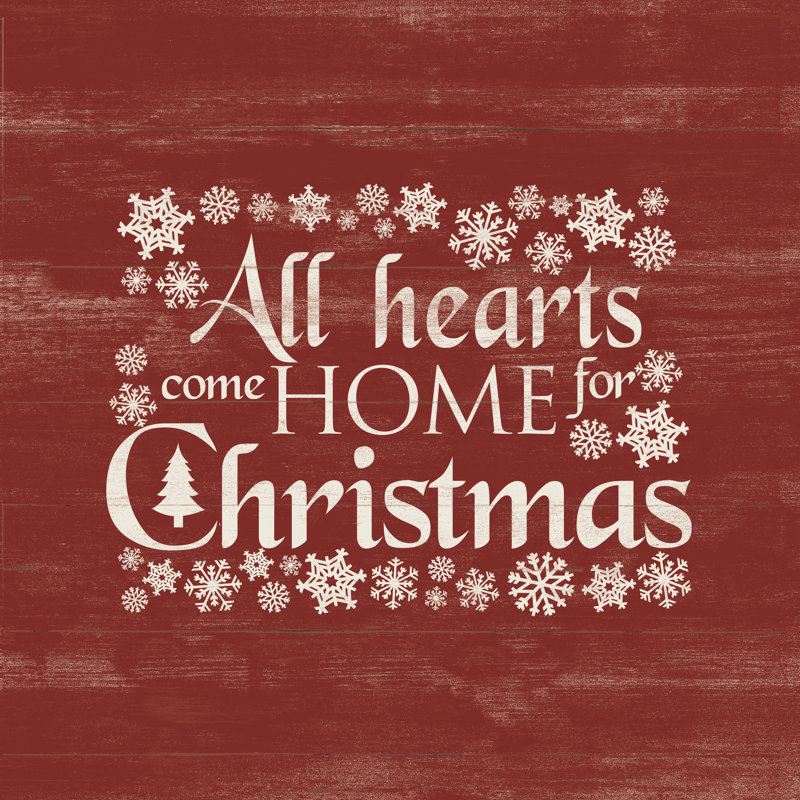 All Hearts Come Home 2 - Wrapped Canvas Print, 30cm H x 30cm W x 3.8cm D