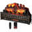 30" WiFi Infrared Quartz Electric Fireplace Log with Sound Crackling, Adjustable Flame Colours-233925863