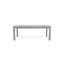 Table basse d'extérieur 24 po x 48 po en polymère de qualité marine-109665243