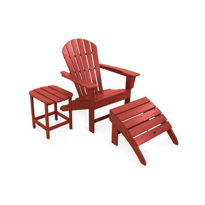 POLYWOOD South Beach Adirondack 3-Piece Set
