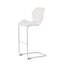 Ensemble de 4 tabourets de bar blancs Charlotte-190022662