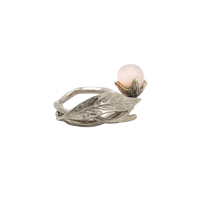 Hyaline Pink Napkin Ring Set