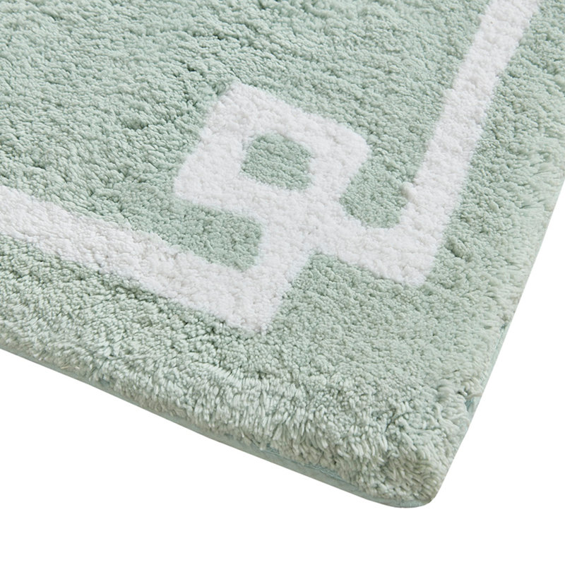 Tapis de bain confortable en coton touffeté - beaucoup d'espace, Écume de mer, écume de mer, L 0,5 po x l 20 po