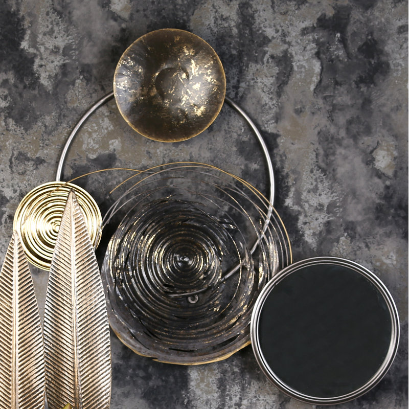 Handmade Abstract Wall Decor on Metal