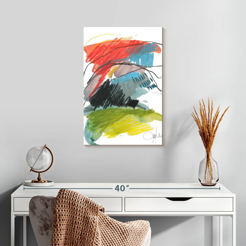 Avery Abstract Landscape No. 40, 24" H x 16" W