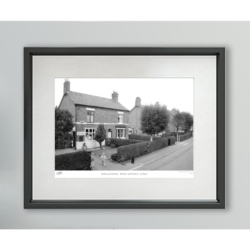 Willaston, Post Office C1965 - Single Picture Frame Print, 40cm H x 50cm W x 2.3cm D