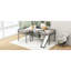 Lit mezzanine simple en L gris-655428573
