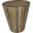 Chassie Solid Wood Tray Top End Table