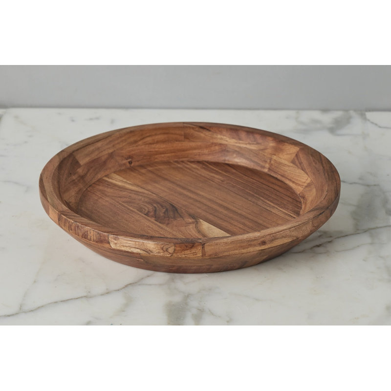 Couscous Wood Serve Bowl, Natural