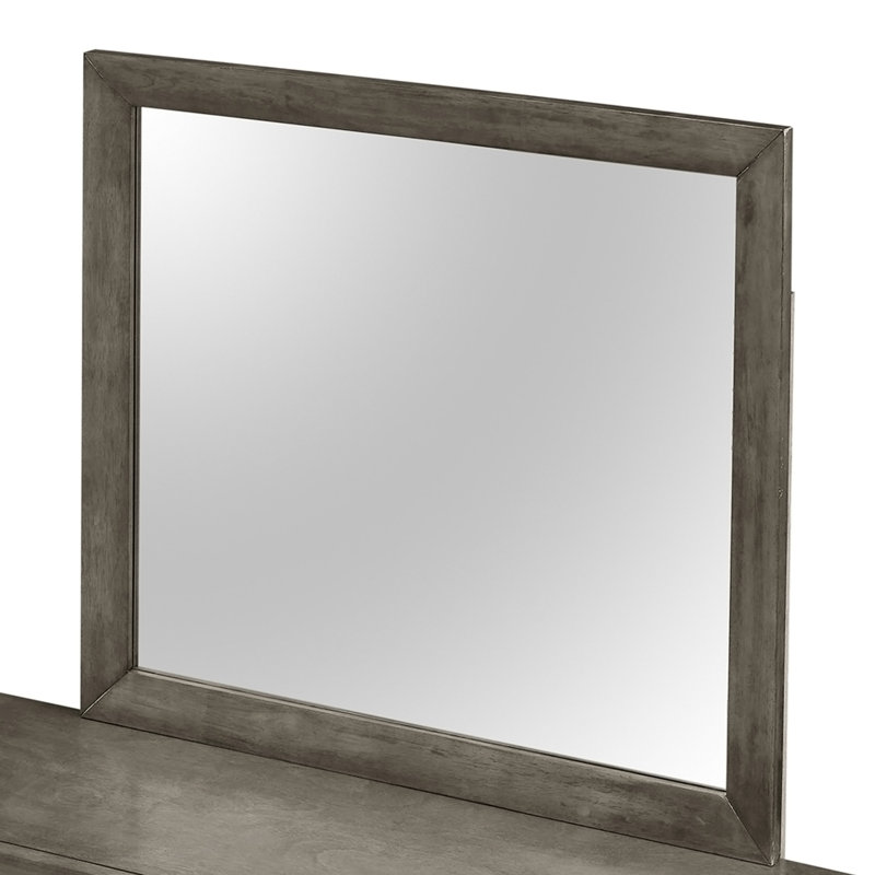 Miroir mural contemporain gris pour n'importe quelle pièce
