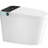 Modern Bathroom Smart Bidet Toilet - Auto Open/Close, Foot Sensor, Warm Water Supply Feature, White Intelligent Open/Close Seat, Rear Wash Mode Included,
