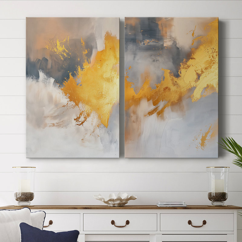 ABSTRACT Series CDXXXIX-Premium Gallery Wrapped Canvas -Ready to Hang, 18" H x 24" W