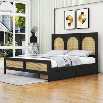 Skylloura Platform Storage Bed