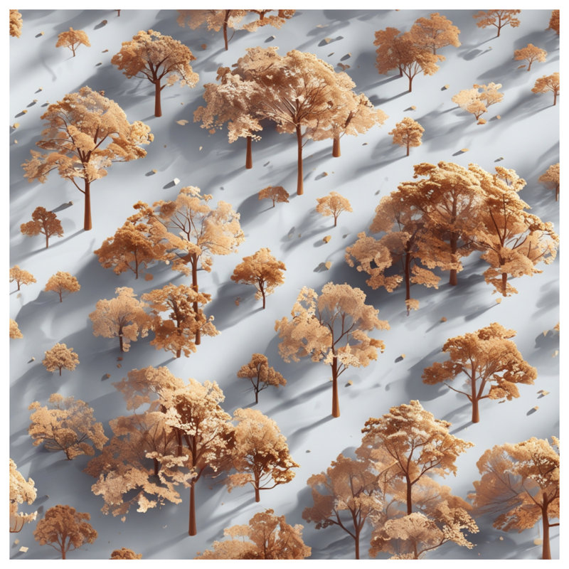 Autumn Forest Landscape Comforter, Twin