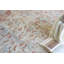 Antique Loom Blue/Rust Polyester powerloom Area Rug-1528685710