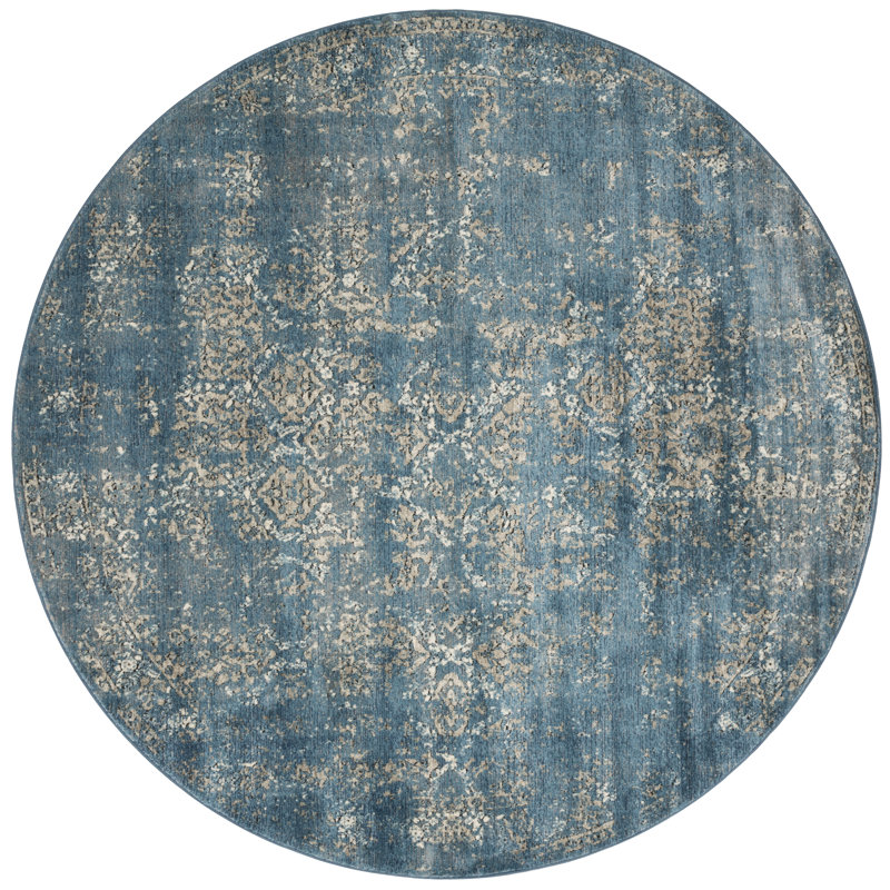 Mahfuze Oriental Indoor Rug, Round 7'7"