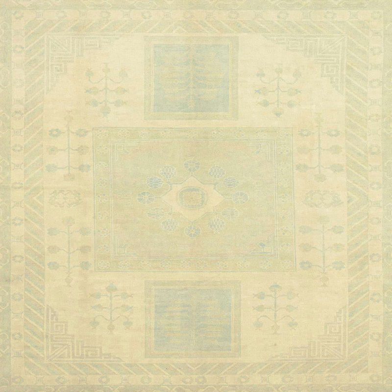 Abstract Indoor Rug, Square 3'