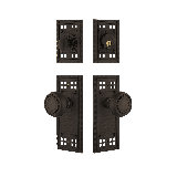 Nostalgic Warehouse Craftsman Entry Set with Mission Knob