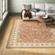 Arden Handmade Wool Orange Rug