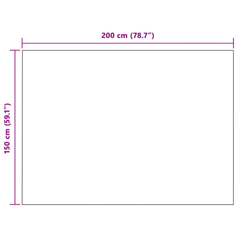 3.5-50 Throw Blanket, Purple, 200cm x 150cm