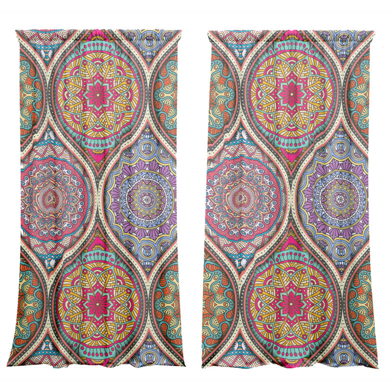 Velvet Blackout Curtain Panel Pair, 147 W x 200 D cm