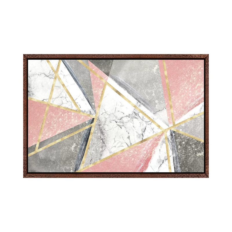 Goldie I by Isabelle Z - Print on Canvas, 101.6 cm H x 66.04 cm W, Classic Brown Wood Framed