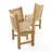 Solid Wood Teak Outdoor Bench