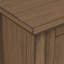 Armoire de rangement transitionnelle en bois massif l 32 po avec tablettes réglables et plateau à rebords Redmond-1428999012