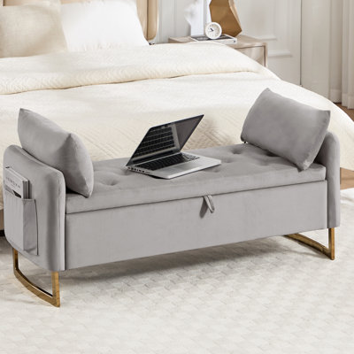 Multi-Functional Ottoman Bench for the Bedroom, Living Room, and Entryway