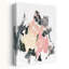 Abstrait, rosé, abstrait, contemporain, fleur rose moderne, art mural-129005223