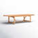 Rafael Teak Finish Rectangle Patio Table