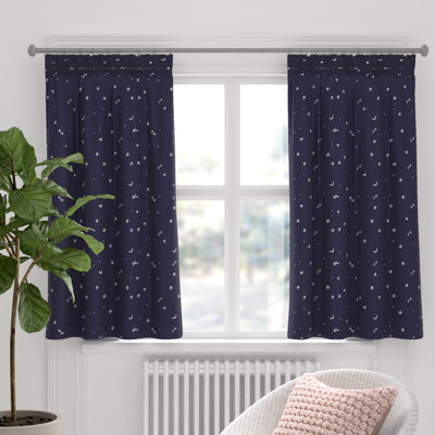 Chrystin Pencil Pleat Room Darkening Thermal Curtains
