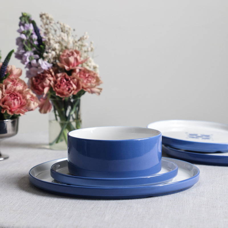 Service de table 24 pièces Stone Lain Cobalt