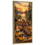 «Autumn Campfire Lake Adventure», impression murale sur toile encadrée-133640165-133640166