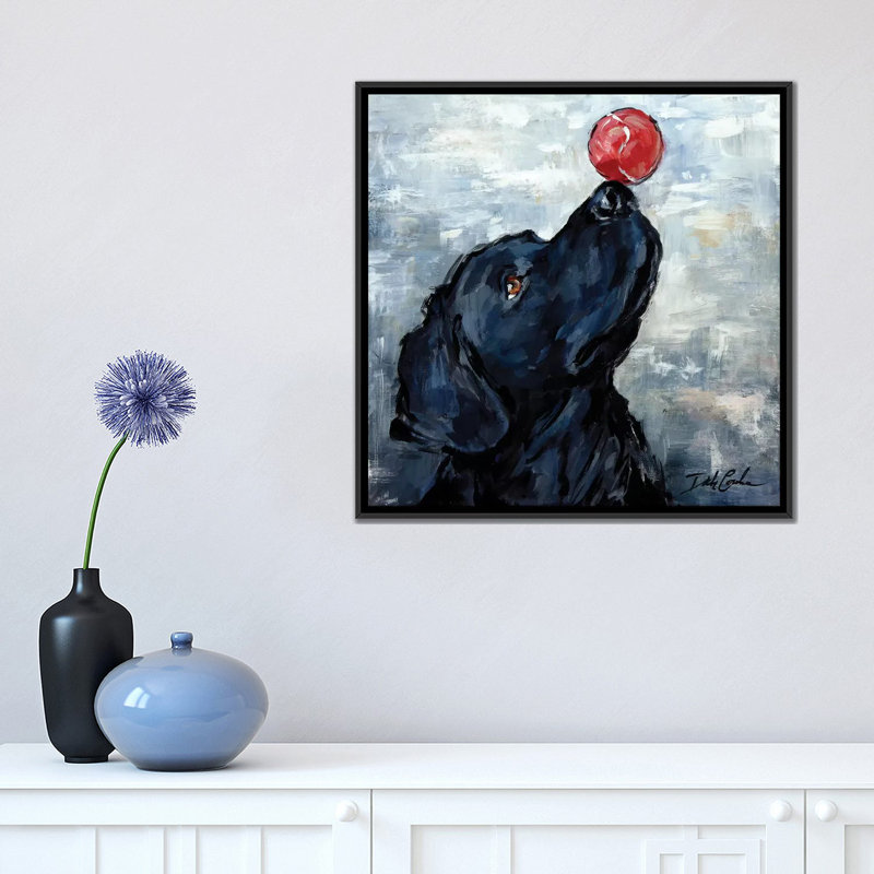 Hocus Focus, impression sur toile, H 18 po x l 18 po x P 1,5 po, Toile avec cadre noir, Pas de tapis