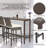 Outdoor Bar Table Patio Bar Height Outdoor Table 55" Long Outdoor Console Table Hot Tub Tall Outdoor Table Wicker Outdoor High Top Pub Serving Table Narrow Outdoor Sofa Sideboard Table Brown