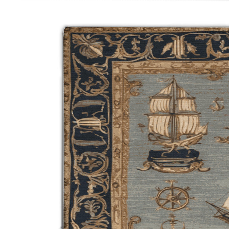 Tapis d'intérieur et d'extérieur gris français, Rectangle 4pi x 6 pi