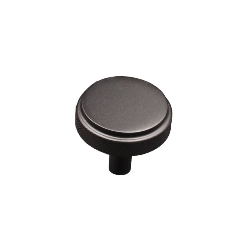 Monte Carlo 1 1/2" dia Round Knob, Matte Black