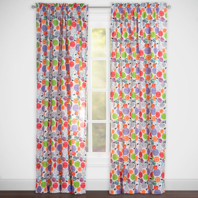 Plenty Of Planets Semi Sheer Curtain Single Panel